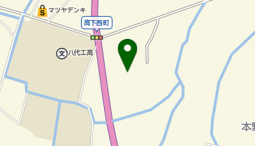 ヒライ スーパー・キッド八代高田店の地図画像