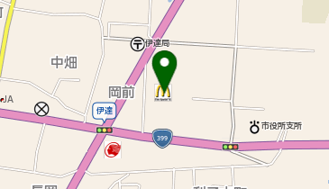 不二家 ヨークベニマル伊達店の地図画像