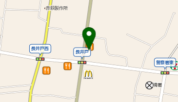 不二家 境長井戸店の地図画像