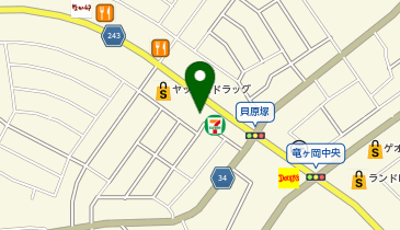 不二家 藤ヶ丘店の地図画像