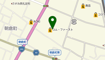 不二家 足利店の地図画像