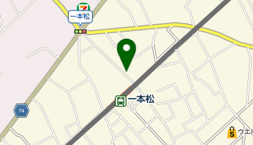不二家 一本松駅前店の地図画像