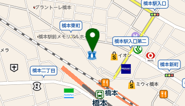 不二家 橋本店の地図画像