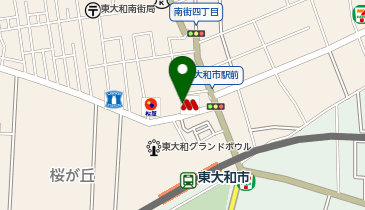 不二家 東大和市駅前店の地図画像