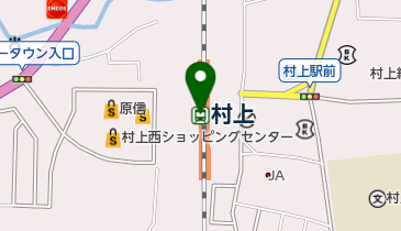 JR東日本 村上駅みどりの窓口の地図画像