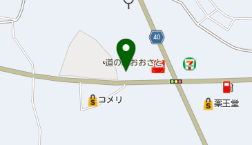 道の駅 おおさと 物販・産直の地図画像