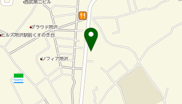 クラーク記念国際高等学校 所沢キャンパスの地図画像