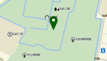弘前城情報館の地図画像
