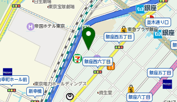 階段の上バル 銀座コリドー裏の地図画像