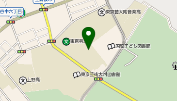 藝大アートプラザの地図画像