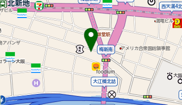 北新地食堂 en(エン) 北新地本店の地図画像