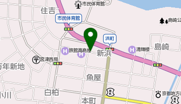 海味鮮やま鮮の地図画像