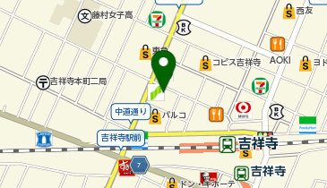 ワイガーデン 吉祥寺店の地図画像