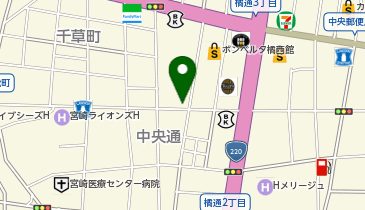 肉バル食堂 みやざき晴マチの地図画像