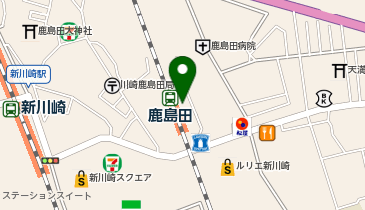 アフタースクールワイズ鹿島田の地図画像