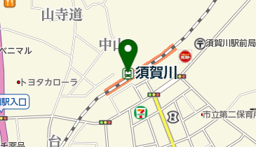 JR東日本 須賀川駅みどりの窓口の地図画像