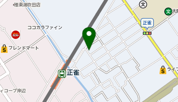 餃子食堂マルケン 阪急正雀駅前店の地図画像
