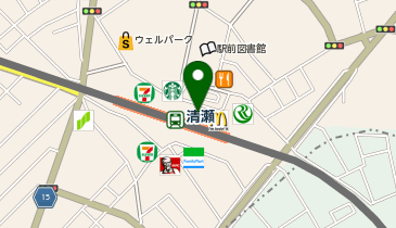 テルル 清瀬店の地図画像