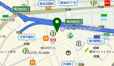 結婚相談所ツヴァイ横浜の地図画像