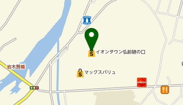 DCMサンワ イオンタウン弘前樋の口店の地図画像