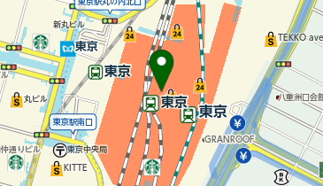 HONEY ROA(ハニー ロア) グランスタ丸の内店の地図画像