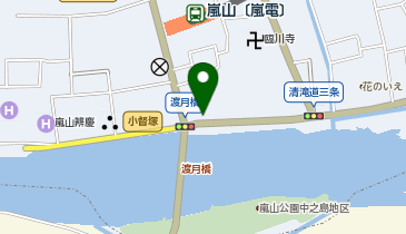 寺子屋本舗 嵐山店の地図画像