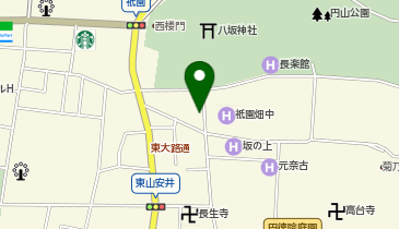 京都祇園茶寮の地図画像