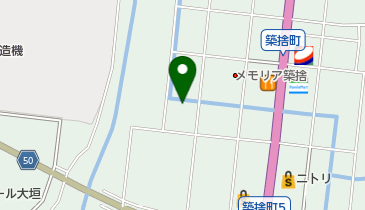 おおがきの憩の地図画像