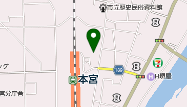 JR東日本 本宮駅みどりの窓口の地図画像