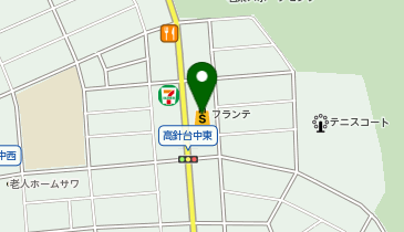 フランテフローラ極楽の地図画像