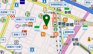 ほけん選科 ニュー新橋ビル店の地図画像