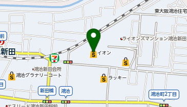 ほけん選科 イオン鴻池店の地図画像