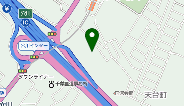 千葉県中央児童相談所の地図画像