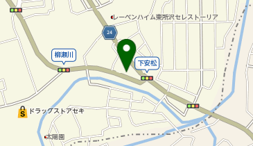 柳瀬丸政園の地図画像