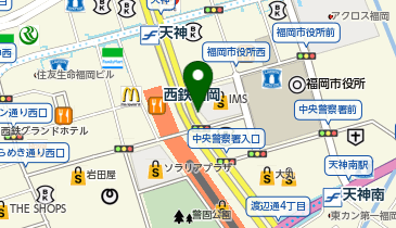 Samantha Thavasa サマンサ タバサ 天神地下街店 福岡市中央区 かばん ハンドバッグ 810 0001 の地図 アクセス 地点情報 Navitime