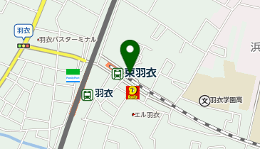 サンプラザ 羽衣店の地図画像