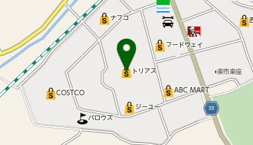 占いの小部屋 トリアス店の地図画像