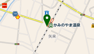 JR東日本 かみのやま温泉駅みどりの窓口の地図画像