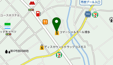 肉最強伝説 コマーシャルモール店の地図画像