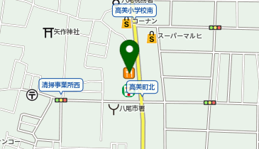 焼肉きんぐ 八尾店の地図画像