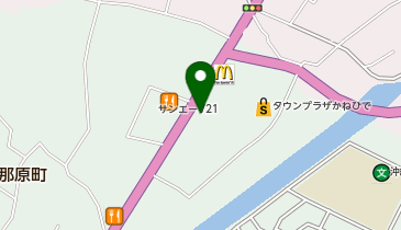 焼肉なべしま 与那原店の地図画像