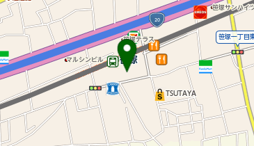 肉処大久保 笹塚店の地図画像