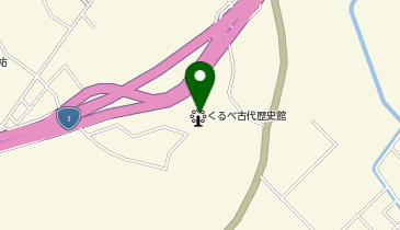 久留倍官衙遺跡公園の地図画像