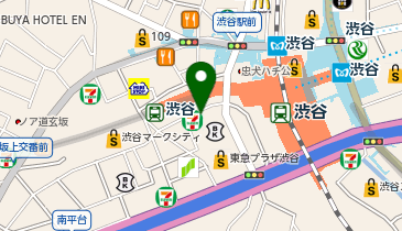 楽園渋谷駅前店の地図画像