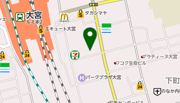 Zi:Plaza(ジープラザ) 大宮の地図画像