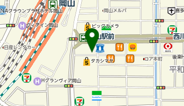 Sam's Kitchen(サムズ キッチン) 岡山駅前店の地図画像