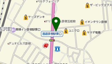 らーめん頑張家 彦根店の地図画像