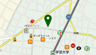 わばる 学芸大学の地図画像