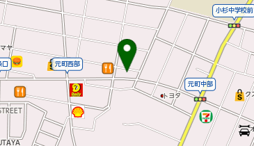 メガネハウス 小杉店の地図画像