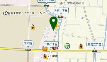 メガネスーパー 野々市店の地図画像